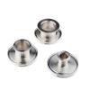 UGGOVXWZH ISO63/80/100/160 to KF16/25/40/50 Vacuum Clamp Flange Reducer, SUS304 Stainless Steel (ISO100 to KF50) view 1