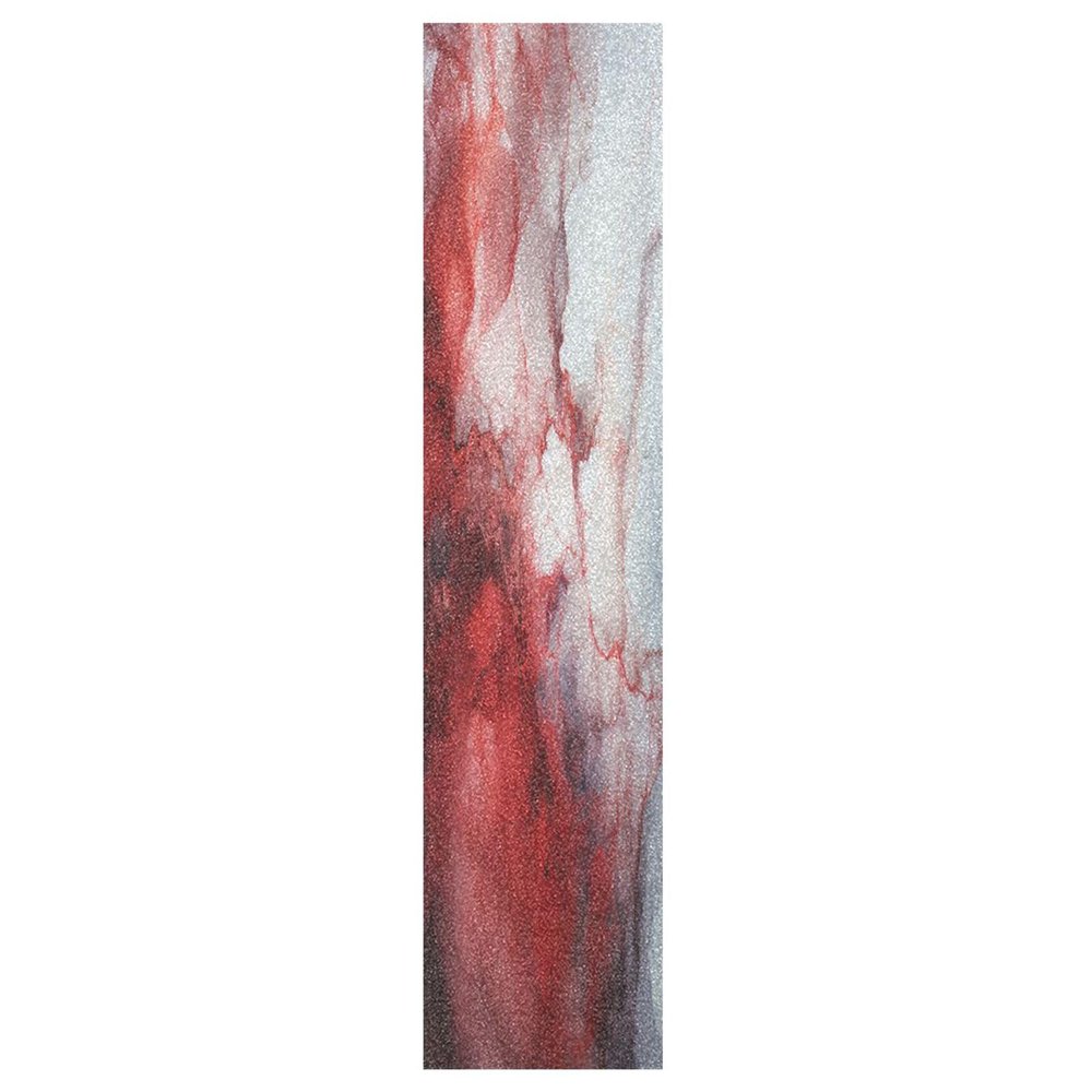 Linnyio Red Marble Shard Skateboard Grip Tape Sticker, Bubble-Free Anti-Slip Tape for Board Customization