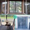 Magnetic Insect Screen for Windows, 140 x 165 cm, Self-Adhesive, Black view 4