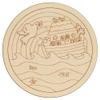 Christian Wooden Picture Shapes, Noah’s Ark and Flood, 3 mm, 15 x 15 cm, No Hole, 10 pcs view 2
