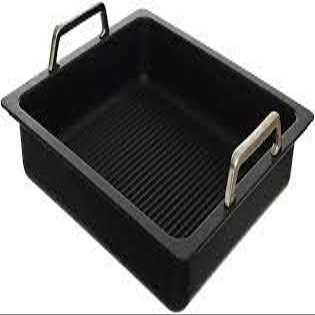 AMT Gastroguss GN 2/3 Grill Pan with Grill Base