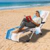 Microfiber Beach Lounge Chair Cover with Starfish Print view 2