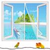 Magnetic Insect Screen Curtain, 180 x 130 cm, White view 1