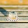 Elegant Crystal Ball Display Stand - Sunflower Design view 3