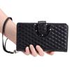 Glitter Leather Wallet Case for OPPO Reno 10 Pro+, Black view 4