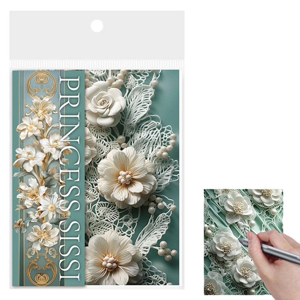 Floral Scrapbook Paper Pad for Crafts