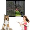 Premium Slim Insect Screen 60 x 75 cm, No Drilling, Hook-and-Loop Tape, Easy Installation, Black view 1