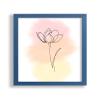 VO Design Finn MDF Frame for 21.5 x 28 cm Picture, Ocean Blue, with Acrylic Glass view 1