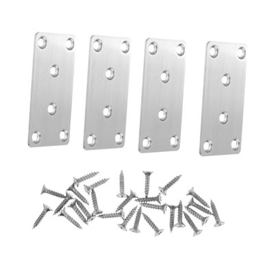 PartyKindom Stainless Steel Corner Connectors, 4-Pack