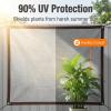PIPRE 3.4 m x 4.7 m Shade Net with Grommets and Rope view 2