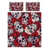 ANHOPE Sugar Skull Red Rose 3-Piece Bedding Set, 200 x 220 cm view 2
