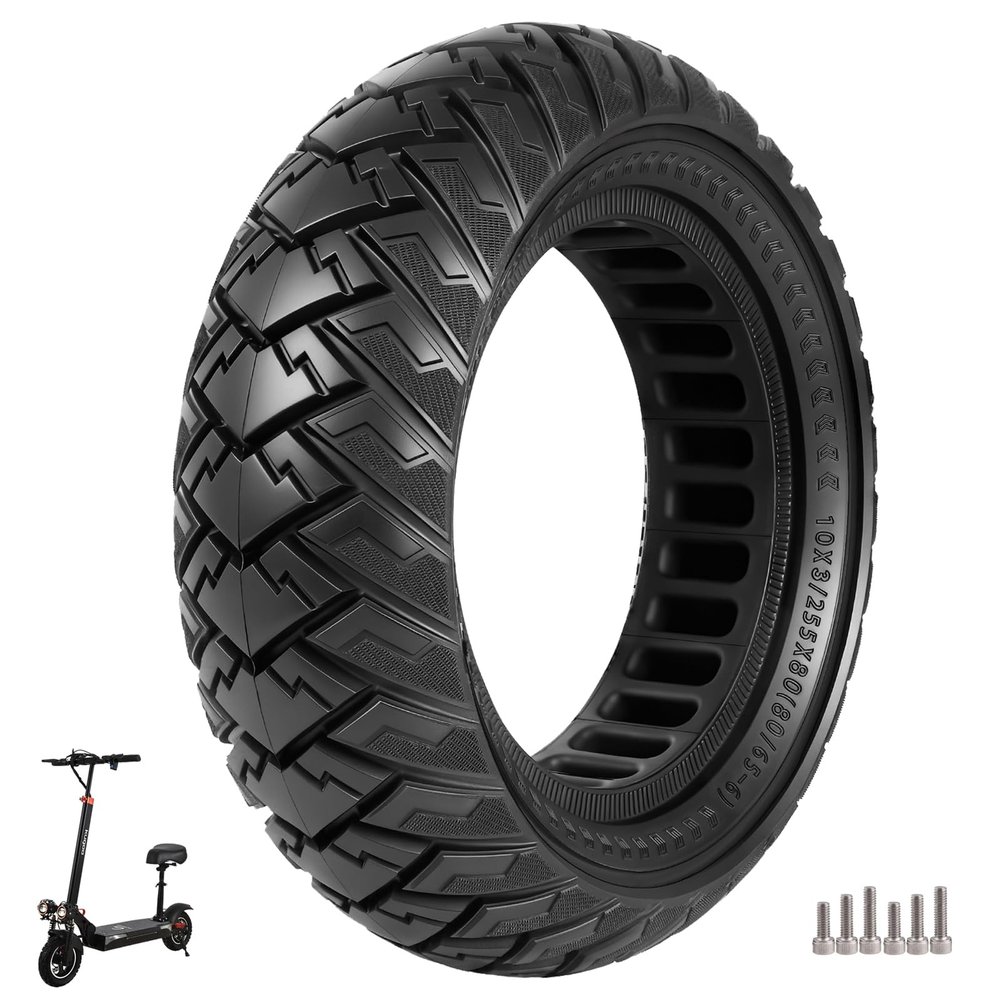 103 Solid Rubber Tire 255x80 (80/65-6) for Kukirin G3 Pro
