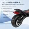 103 Solid Rubber Tire 255x80 (80/65-6) for Kukirin G3 Pro view 3
