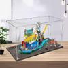 Transparent Acrylic Display Case for LEGO 80013 Sea Base Model, Dustproof, 46 x 31 x 40.9 cm, Case Only, 2 mm view 2
