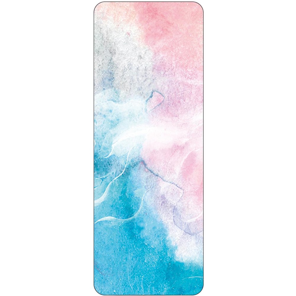 Women's 1 mm Foldable Non-Slip Travel Yoga Mat, Pilates Mat, 183 x 68 cm, Sea Pink