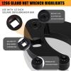 Kensbro Hydraulic Cylinder Gland Wrench Set 1266 & 7463, Large and Small Adjustable Wrenches view 4