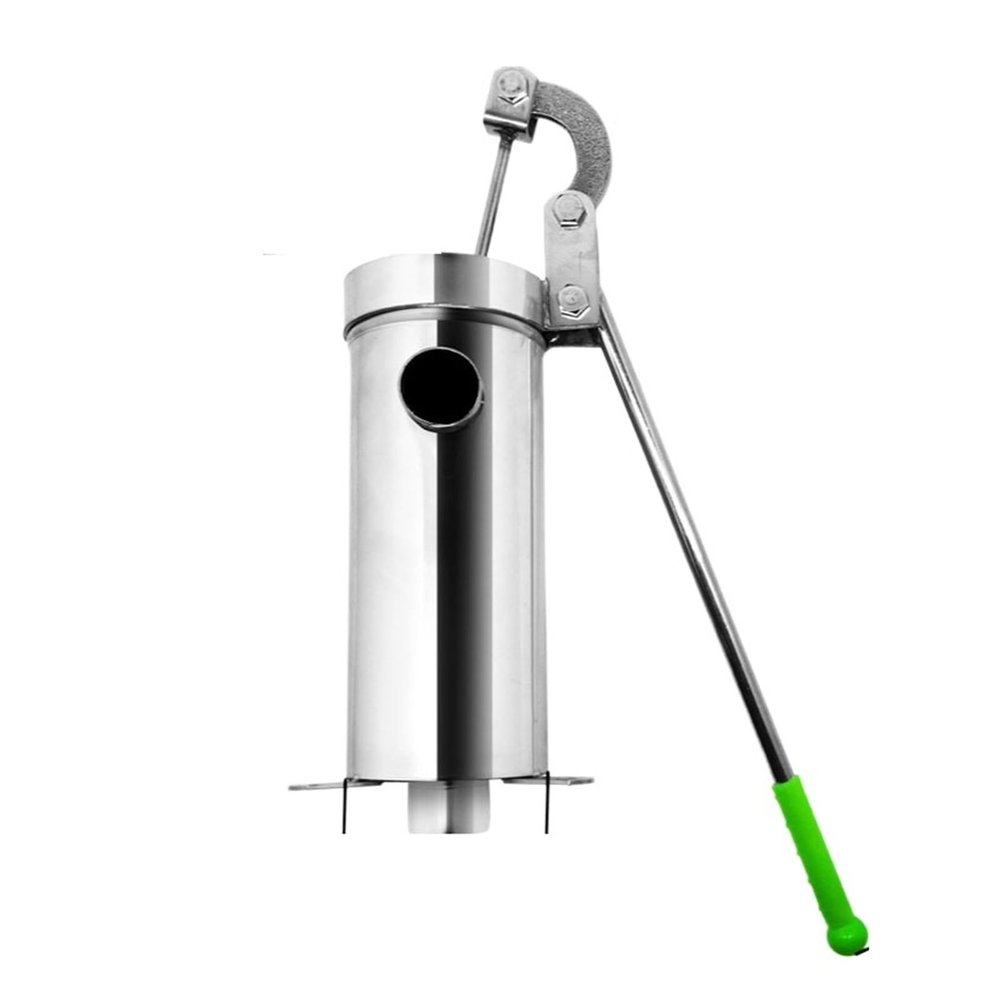 Manual Stainless Steel Water Pump for Household Use, 1.3 mm Thick, 10 m Lift