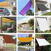 Shade Sail Balcony 5.5 x 7.5 m, UV and Wind Protection, Privacy Screen, Taupe view 2