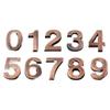 HUYGB Bronze House Number Digits 0–9, Metal Stickers, Color 8 view 2