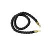BNZCZY Black Nylon Barrier Rope with Hooks for Crowd Control, 1 m view 4