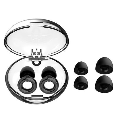 INF Replacement Earplugs, Noise-Isolating Earplugs with Handle, Washable and Reusable, 2.05 x 1.5 x 1.6 cm, 1x Earplugs, 2x Extra Ear Cushions, 1x Storage Case