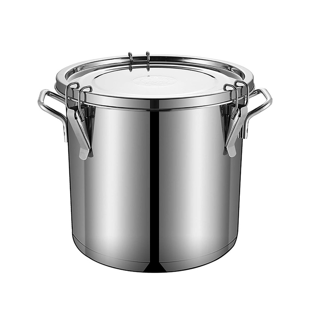 WJFLUCK Sealed 304 Stainless Steel Stockpot, 20 L