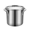 WJFLUCK Sealed 304 Stainless Steel Stockpot, 20 L view 1