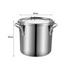 WJFLUCK Sealed 304 Stainless Steel Stockpot, 20 L view 2