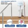 Renmlion Stainless Steel Handrail with Installation Kit, 90 cm, Height 105 cm view 4