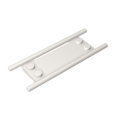 TYCOLE Gobricks GDS-1294 2x4x4 Semi-Cylindrical Wall Panel, Compatible with 20430/6259 and Major Brick Brands, 160 Pieces, White (090)