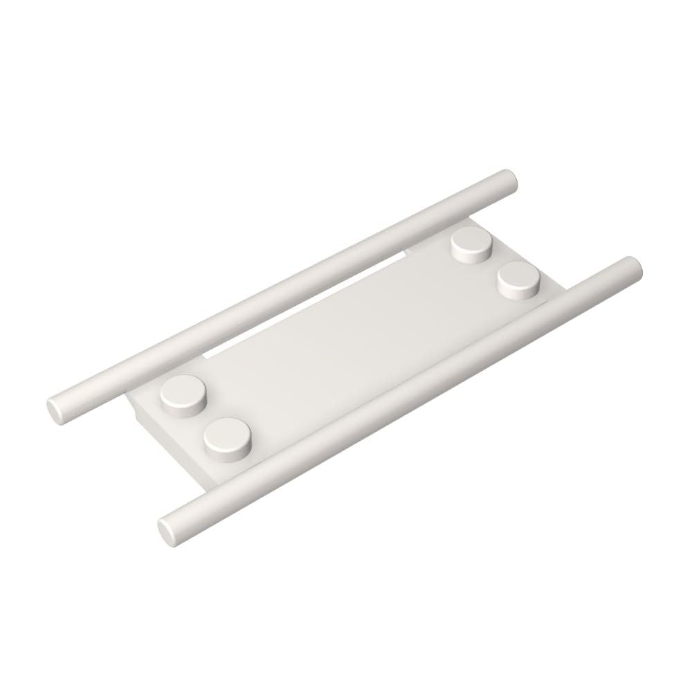 TYCOLE Gobricks GDS-1294 2x4x4 Semi-Cylindrical Wall Panel, Compatible with 20430/6259 and Major Brick Brands, 160 Pieces, White (090)