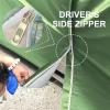 KV-OOGG Car Cover Compatible with Renault Twizy, All-Weather, Green view 4