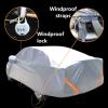 YXCMD Car Cover Compatible with Dacia Duster 2010–2023, All-Weather, Silver view 4