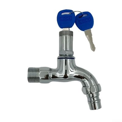 Oniissy 1/2-Inch Male-Threaded Lockable Outdoor Faucet with Key Lock and Metal Gasket