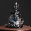 Dragon Ceramic Backflow Incense Holder Waterfall view 2