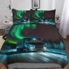 PAZZK Truck Bedding Set, Soft Microfiber Duvet Cover and Pillowcases with Zipper, 2-Piece, Single 135 x 200 cm view 1