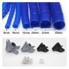 Spiral Cable Wrap, 3 m, 25 mm Inner Diameter, Blue view 4