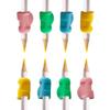 LAKJUOZ 8-Pack Pencil Grips for Kids and Adults view 1