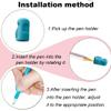 LAKJUOZ 8-Pack Pencil Grips for Kids and Adults view 4