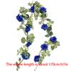 Ttiy Artificial Blue Rose Vine Garland, 1 Piece view 2