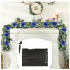 Ttiy Artificial Blue Rose Vine Garland, 1 Piece view 3