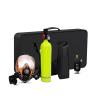 AUBEST Diving Tank, 1 L Portable Diving Rebreather, Diving Oxygen Tank Breathing Apparatus with Large Capacity, Supports 5–10 Minutes of Underwater Breathing, Diving Equipment (Green) view 1