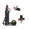 AUBEST Diving Tank, 1 L Portable Diving Rebreather, Diving Oxygen Tank Breathing Apparatus with Large Capacity, Supports 5–10 Minutes of Underwater Breathing, Diving Equipment (Green) view 4