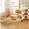 SPXMQSS Foldable Plastic Storage Box with Lid view 2