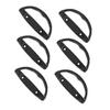 Angoily Black Plastic Speaker Handles, 6-Pack view 1