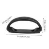 Angoily Black Plastic Speaker Handles, 6-Pack view 2