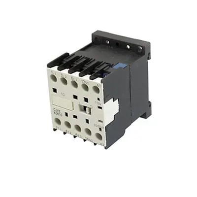 XFMZFUBD CJX2-K0610 110 V Coil AC Contactor, 35 mm DIN Rail, 6 A, 3-Pole, 1 NO Contact