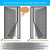 Magnetic Fly Screen Door Curtain, 70 x 245 cm, Black view 2