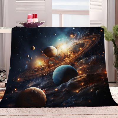Plush Planet Universe Blanket 150 x 200 cm