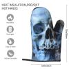 Skull Oven Mitts, Heat-Resistant, for Cooking, Baking & Grilling, 2-Pack view 3